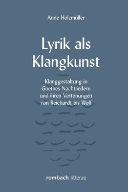 Lyrik als Klangkunst von Holzmüller,  Anne