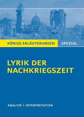 Lyrik der Nachkriegszeit (1945-60). von Blecken,  Gudrun