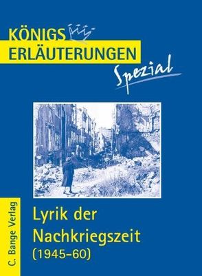Lyrik der Nachkriegszeit (1945-60). von Blecken,  Gudrun