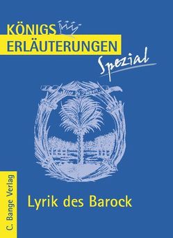 Lyrik des Barock. von Blecken,  Gudrun