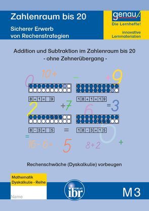 M3 – Rechnen im Zahlenraum bis 20 ohne Zehnerübergang von Henkel,  Cornelia