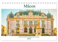 Mâcon – idyllische Stadt mit südländischen Charakter (Tischkalender 2024 DIN A5 quer), CALVENDO Monatskalender von Schwarze,  Nina