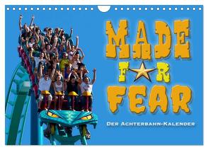 Made for Fear – Der Achterbahnkalender (Wandkalender 2024 DIN A4 quer), CALVENDO Monatskalender von Hermannsdorfer,  Markus