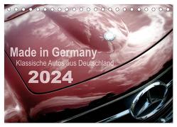 Made in Germany – Klassische Autos aus Deutschland (Tischkalender 2024 DIN A5 quer), CALVENDO Monatskalender von Silberstein,  Reiner