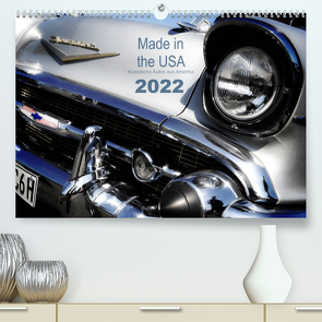 Made in the USA – Klassische Autos aus Amerika (Premium, hochwertiger DIN A2 Wandkalender 2022, Kunstdruck in Hochglanz) von Silberstein,  Reiner