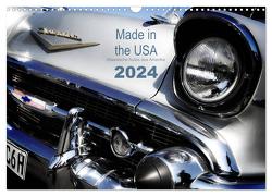 Made in the USA – Klassische Autos aus Amerika (Wandkalender 2024 DIN A3 quer), CALVENDO Monatskalender von Silberstein,  Reiner