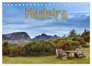 Madeira, die Insel im Atlantik (Tischkalender 2024 DIN A5 quer), CALVENDO Monatskalender von Gödecke,  Dieter