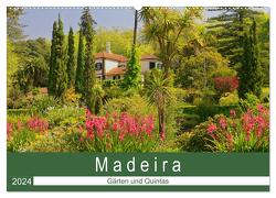 Madeira – Gärten und Quintas (Wandkalender 2024 DIN A2 quer), CALVENDO Monatskalender von Lielischkies,  Klaus