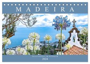 Madeira – Inselzauber im Atlantik (Tischkalender 2024 DIN A5 quer), CALVENDO Monatskalender von Meyer,  Dieter