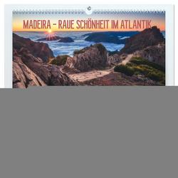 MADEIRA – RAUE SCHÖNHEIT IM ATLANTIK (hochwertiger Premium Wandkalender 2024 DIN A2 quer), Kunstdruck in Hochglanz von Claude Castor,  Jean