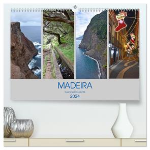 MADEIRA, Trauminsel im Atlantik (hochwertiger Premium Wandkalender 2024 DIN A2 quer), Kunstdruck in Hochglanz von Senff,  Ulrich