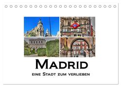 Madrid eine Stadt zum Verlieben (Tischkalender 2024 DIN A5 quer), CALVENDO Monatskalender von M.Polok,  M.Polok