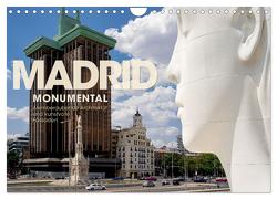 MADRID MONUMENTAL – Atemberaubende Architektur und kunstvolle Fassaden (Wandkalender 2024 DIN A4 quer), CALVENDO Monatskalender von Oelschläger,  Wilfried