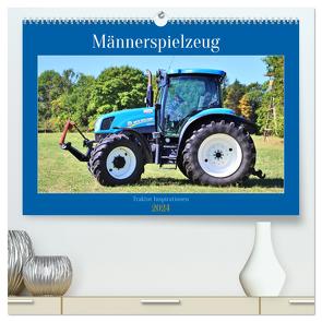 Männerspielzeug Traktor Inspirationen (hochwertiger Premium Wandkalender 2024 DIN A2 quer), Kunstdruck in Hochglanz von Geiger,  Günther