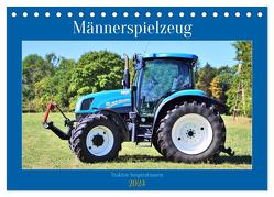 Männerspielzeug Traktor Inspirationen (Tischkalender 2024 DIN A5 quer), CALVENDO Monatskalender von Geiger,  Günther