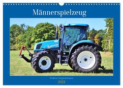 Männerspielzeug Traktor Inspirationen (Wandkalender 2024 DIN A3 quer), CALVENDO Monatskalender von Geiger,  Günther