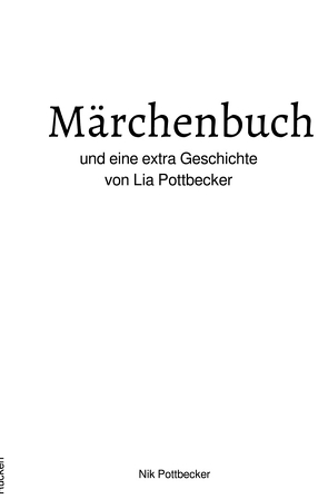 Märchenbuch von Pottbecker,  Nik
