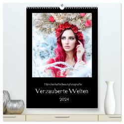 Märchenhafte Beautyfotografie – Verzauberte Welten (hochwertiger Premium Wandkalender 2024 DIN A2 hoch), Kunstdruck in Hochglanz von HETIZIA,  HETIZIA