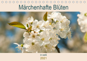 Märchenhafte Blüten in weiß (Tischkalender 2021 DIN A5 quer) von Bölts,  Meike