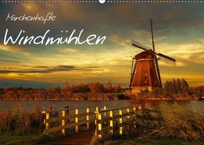 Märchenhafte Windmühlen (Wandkalender 2019 DIN A2 quer) von Wagner,  Sabine