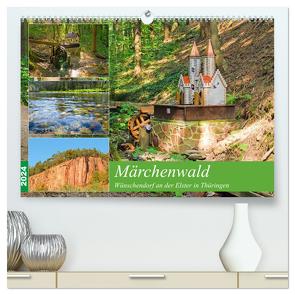 Märchenwald Wünschendorf an der Elster in Thürigen (hochwertiger Premium Wandkalender 2024 DIN A2 quer), Kunstdruck in Hochglanz von Waurick,  Kerstin