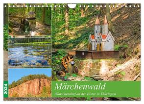 Märchenwald Wünschendorf an der Elster in Thürigen (Wandkalender 2024 DIN A4 quer), CALVENDO Monatskalender von Waurick,  Kerstin