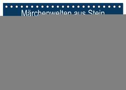 Märchenwelten aus Stein – Manganoxid-Dendriten aus Solnhofen (Tischkalender 2024 DIN A5 quer), CALVENDO Monatskalender von Frost,  Anja
