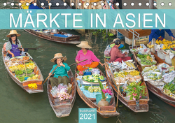 Märkte in Asien (Tischkalender 2021 DIN A5 quer) von BuddhaART