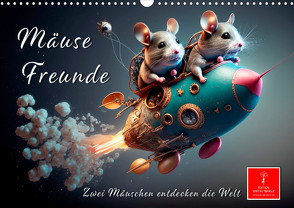 Mäuse Freunde (Wandkalender 2024 DIN A3 quer), CALVENDO Monatskalender von Roder,  Peter