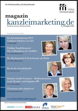 Magazin kanzleimarketing.de 01/2018 von Löffler,  Pia
