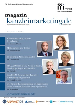 magazin kanzleimarketing.de 2/2017 von Löffler,  Pia