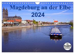 Magdeburg an der Elbe 2024 (Wandkalender 2024 DIN A4 quer), CALVENDO Monatskalender von Bussenius,  Beate