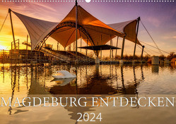 Magdeburg entdecken (Wandkalender 2024 DIN A2 quer) von Schwingel,  Andrea