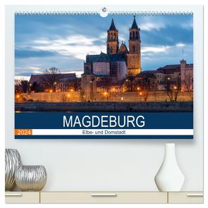 Magdeburg (hochwertiger Premium Wandkalender 2024 DIN A2 quer), Kunstdruck in Hochglanz von Schulz,  Stephan