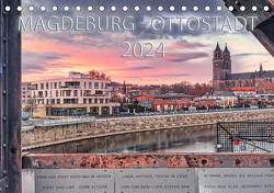 Magdeburg – Ottostadt (Tischkalender 2024 DIN A5 quer) von Schwingel,  Andrea