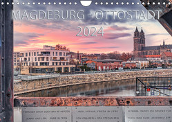 Magdeburg – Ottostadt (Wandkalender 2024 DIN A4 quer), CALVENDO Monatskalender von Schwingel,  Andrea
