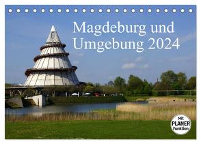 Magdeburg und Umgebung 2024 (Tischkalender 2024 DIN A5 quer), CALVENDO Monatskalender von Bussenius,  Beate