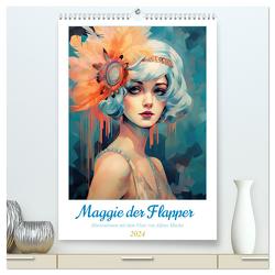 Maggie der Flapper (hochwertiger Premium Wandkalender 2024 DIN A2 hoch), Kunstdruck in Hochglanz von Balan,  Peter