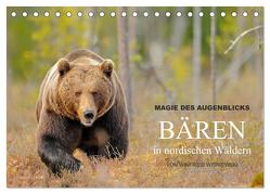 Magie des Augenblicks – Bären in nordischen Wäldern (Tischkalender 2024 DIN A5 quer), CALVENDO Monatskalender von Wisniewski,  Winfried