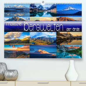 Magische Bergwelten der Erde (Premium, hochwertiger DIN A2 Wandkalender 2023, Kunstdruck in Hochglanz) von Utz,  Renate