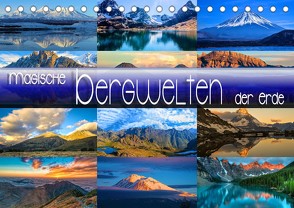 Magische Bergwelten der Erde (Tischkalender 2022 DIN A5 quer) von Utz,  Renate