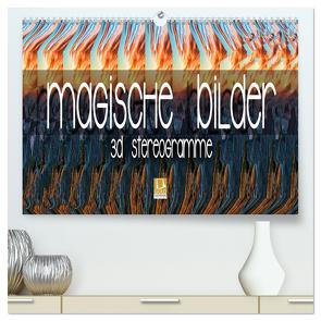 Magische Bilder – 3D Stereogramme (hochwertiger Premium Wandkalender 2024 DIN A2 quer), Kunstdruck in Hochglanz von Bleicher,  Renate
