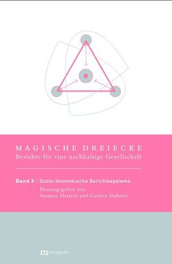 Magische Dreiecke. Berichte für eine nachhaltige Gesellschaft / Sozio-ökonomische Berichtssysteme von Hartard,  Susanne, Hinterberger,  Friedrich, Stahmer,  Carsten