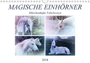 Magische Einhörner – märchenhafte Fabelwesen (Wandkalender 2018 DIN A4 quer) von Brunner-Klaus,  Liselotte