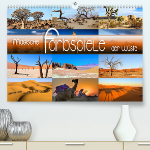 Magische Farbspiele der Wüste (Premium, hochwertiger DIN A2 Wandkalender 2023, Kunstdruck in Hochglanz) von Utz,  Renate