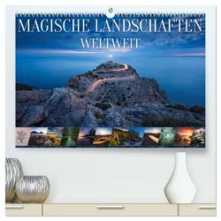 Magische Landschaften Weltweit (hochwertiger Premium Wandkalender 2024 DIN A2 quer), Kunstdruck in Hochglanz von Breitung,  Michael