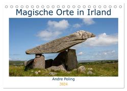 Magische Orte in Irland (Tischkalender 2024 DIN A5 quer), CALVENDO Monatskalender von Poling,  André