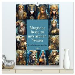 Magische Reise zu mystischen Wesen. Keltische Fantasie-Gestalten (hochwertiger Premium Wandkalender 2024 DIN A2 hoch), Kunstdruck in Hochglanz von Hurley,  Rose