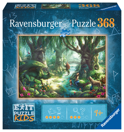Ravensburger EXIT Puzzle Kids – 12955 Der magische Wald – 368 Teile Puzzle für Kinder ab 9 Jahren, Kinderpuzzle
