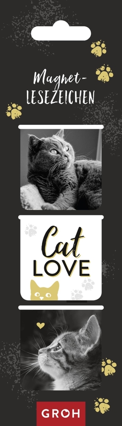 Magnetlesezeichen Cat love von Groh Verlag